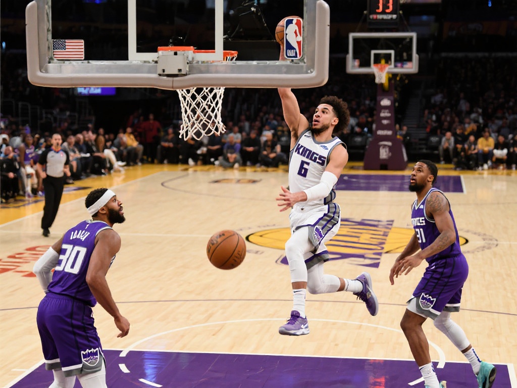 拉文狂砍29分小萨22+19 国王力克开拓者终结连败 以本场比赛为例,国王队在第二节的一次快攻