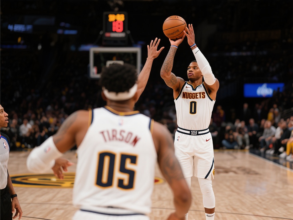 这一记由威少发起、泰森完成的精彩三分，不