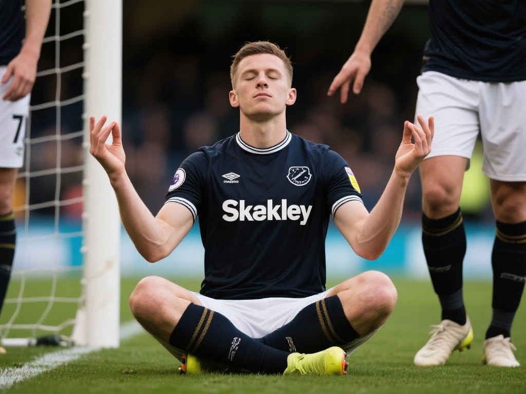 斯凯利分享进球后模仿哈兰德打坐的心路历程 打坐庆祝动作之所以引人注目,是因为它突破